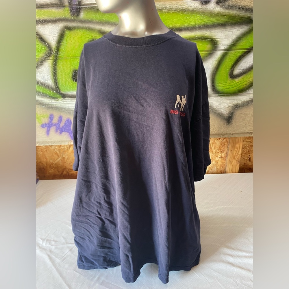 Vintage y2k Big Dogs Shirt 2004 Funny Dog Dad Joke Graphic Tee Men's Size Xxl PR